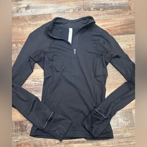 Lululemon Women's Black Quarter-Zip Jacket